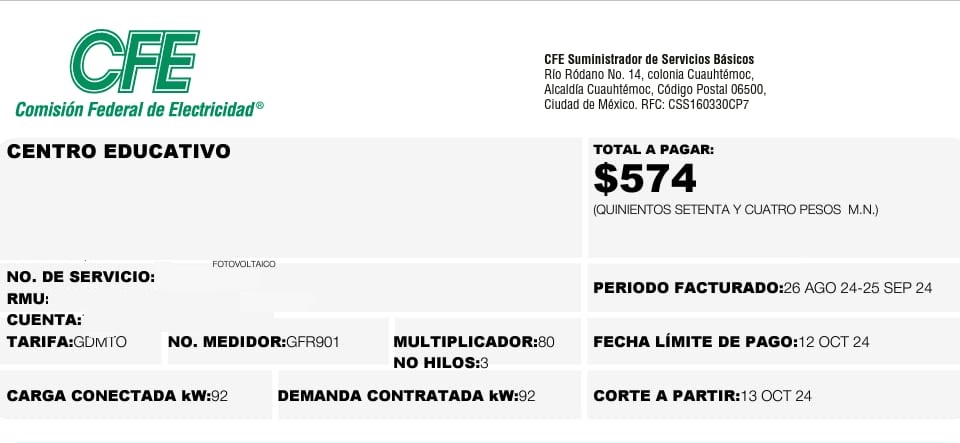 Recibo Barato CFE